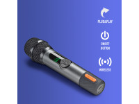 NGS Microfones Wireless NGS Singer Star Duo Preto NGS Microfones Wireless NGS Singer Star Duo Preto